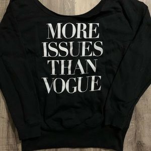 More Issues Than Vogue jumper 💕